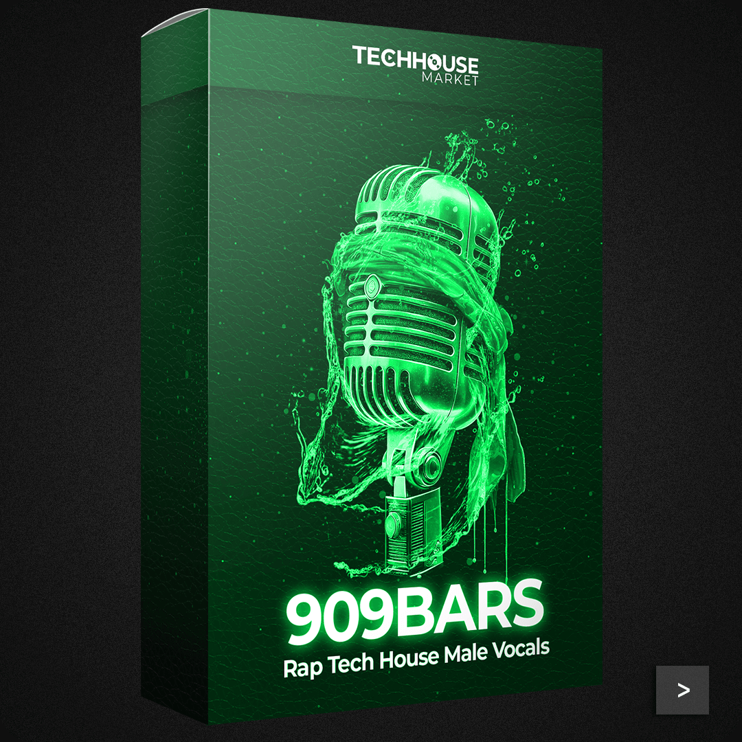 909 Bars - Male rap Tech House Vocal Sample Pack - Royalty Free