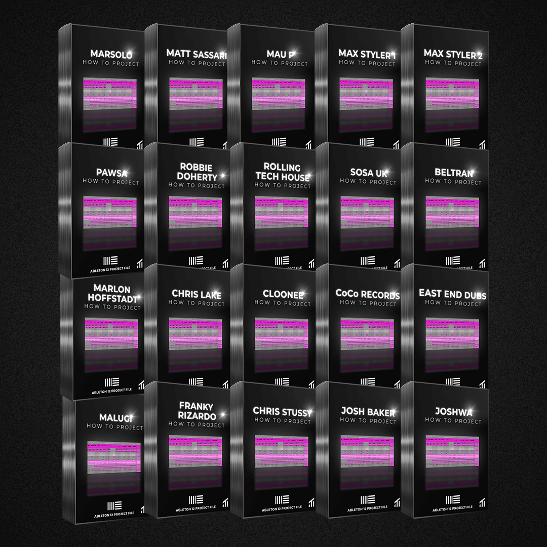Ableton Production Vault — 21 Real Project Sessions