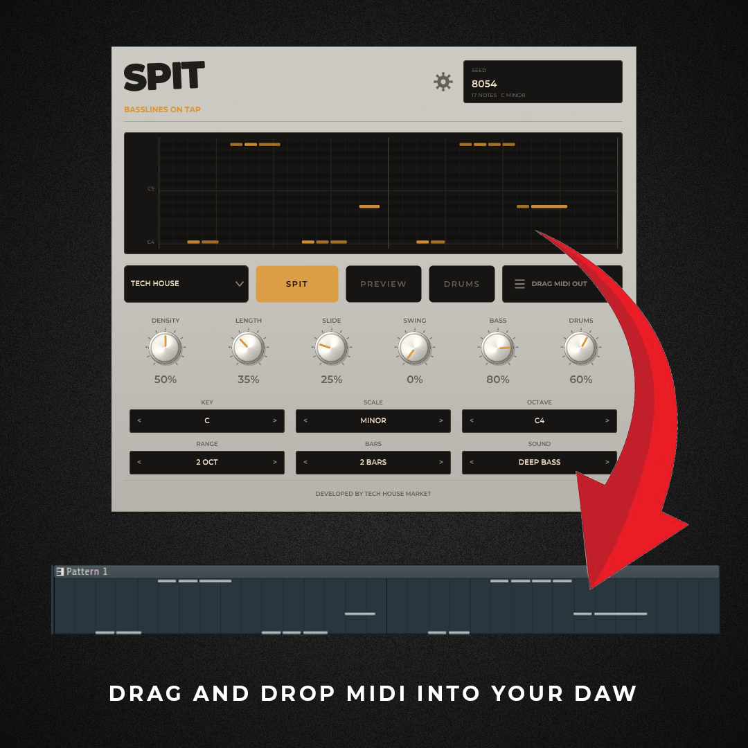 SPIT - Basslines on tap