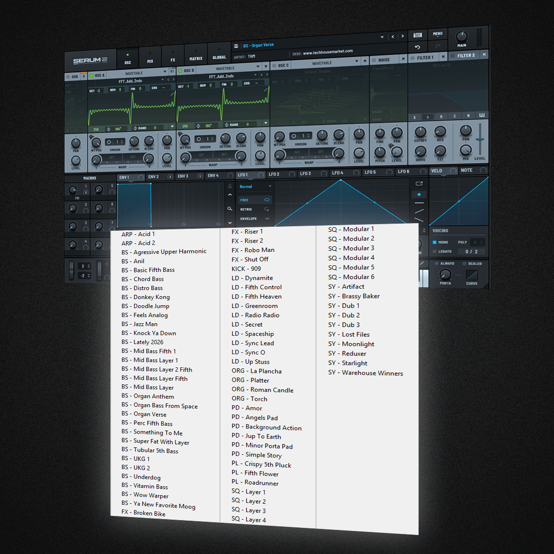 Amsterdam Grooves Vol.3 - Serum 2 Presets