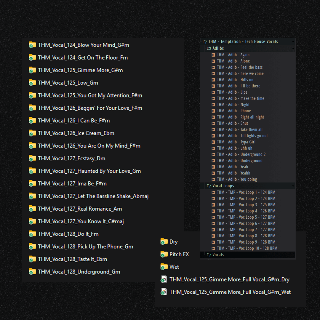 Temptation - Tech House Vocal Sample Pack - Royalty Free
