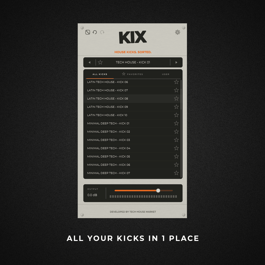 KIX - House Kicks Sorted.