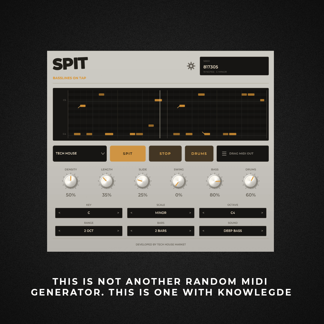 SPIT - Basslines on tap