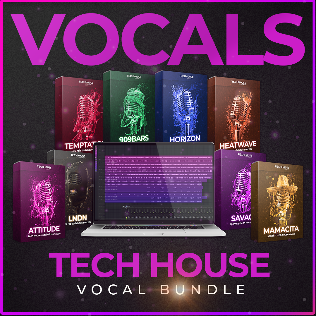 Ultimate Tech House Vocal Collection - 2200+ Files - 12 GB