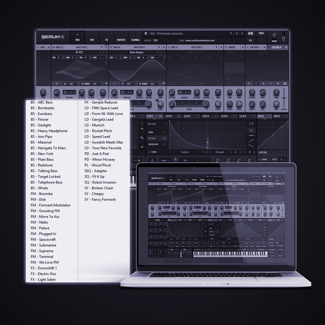 Minimal Bass & Tech Volume.2 - Samples & Serum2 Presets