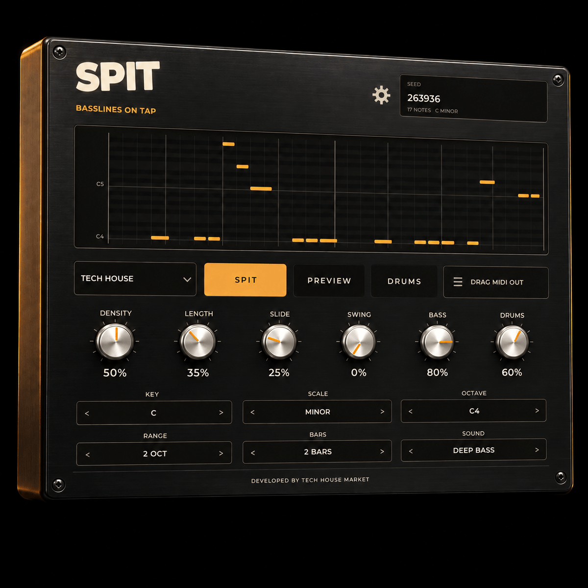 SPIT - Basslines on tap