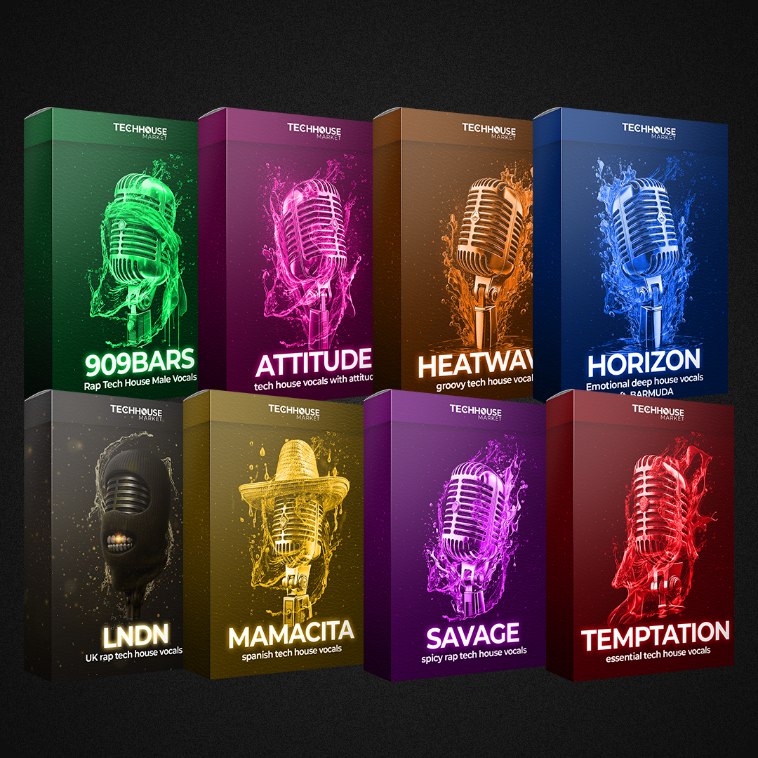 Ultimate Tech House Vocal Collection - 2200+ Files - 12 GB