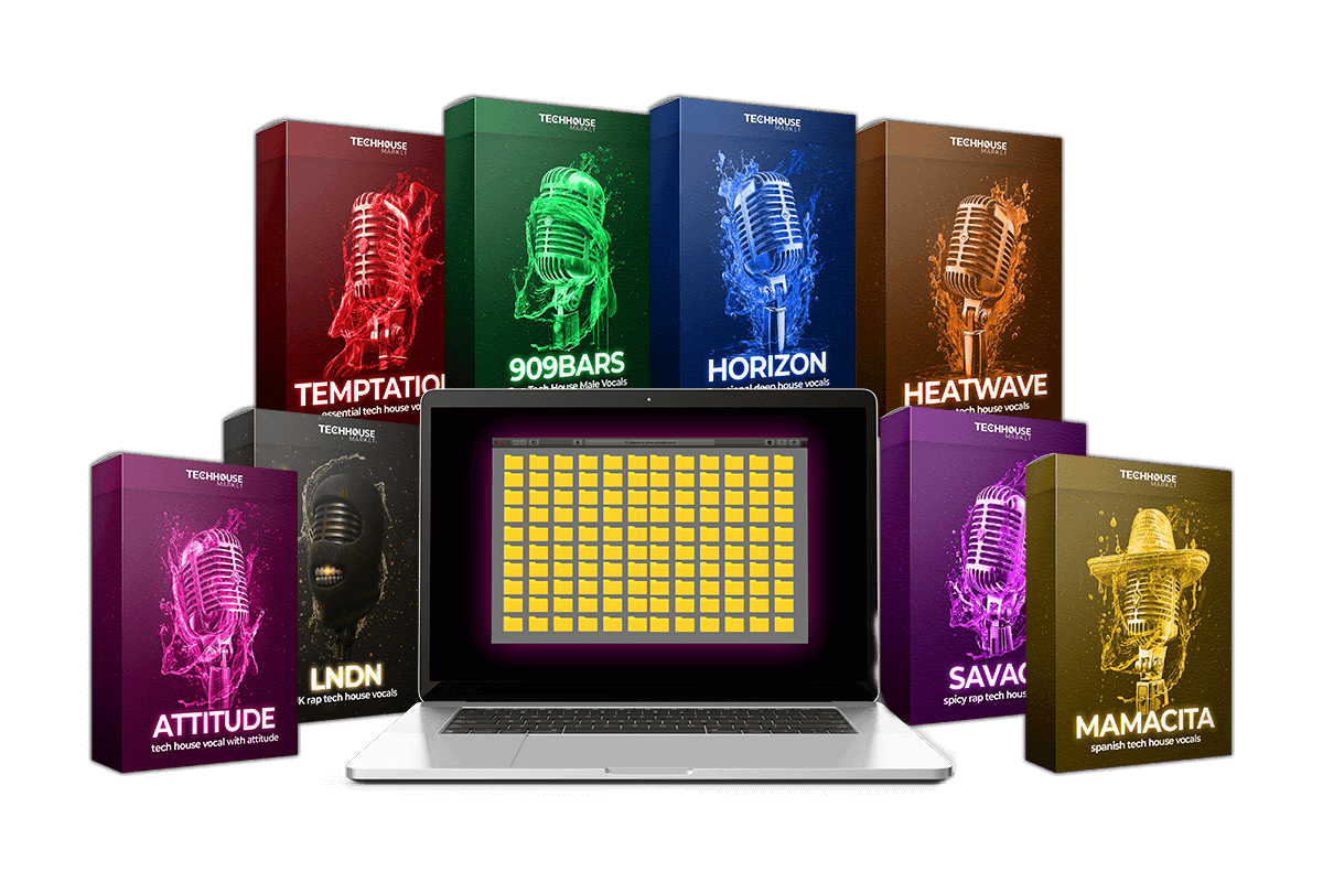 Tech house vocal sample bundle