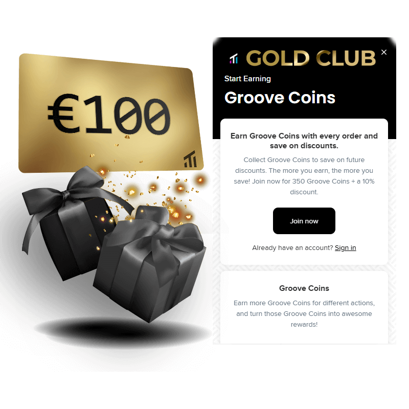 Earn Groove COins With Every ORder nad save on discounts